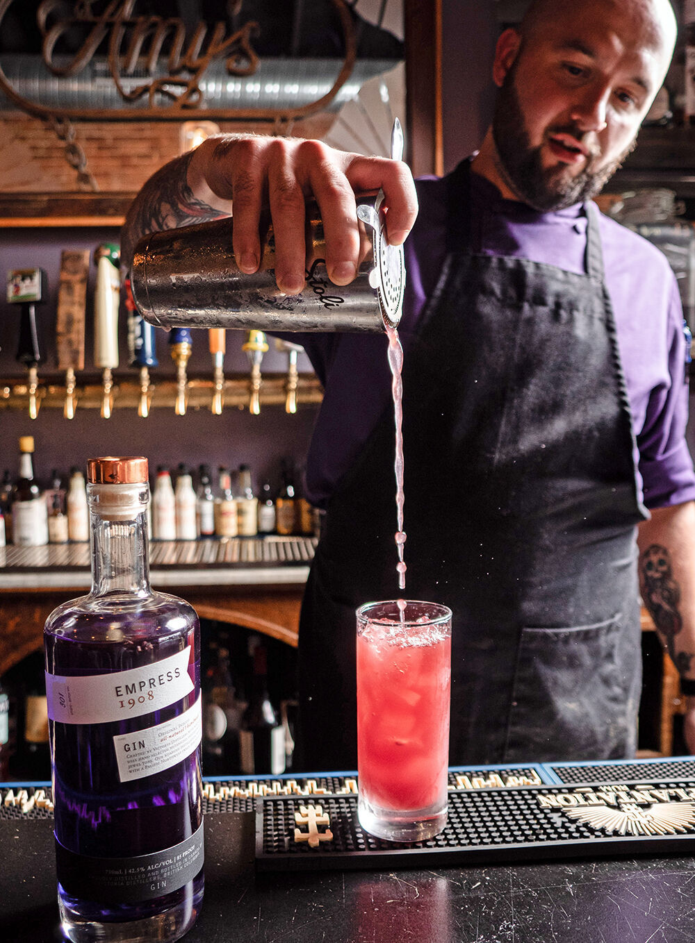 Jeremiah pouring